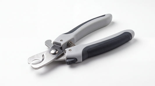 Coupe-griffes à guide de sécurité gris — deuxième pièce du Pack Toilettage